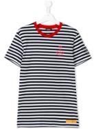 Diesel Kids Striped T-shirt, Boy's, Size: 16 Yrs, Blue