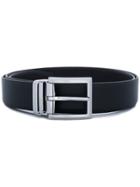 Boss Hugo Boss Silver-tone Buckle Belt - Black
