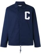 Carhartt Letter Shirt Jacket, Men's, Size: Small, Blue, Cotton/polyester