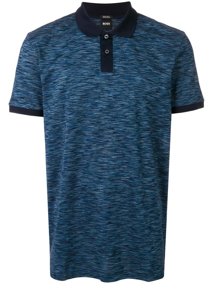Boss Hugo Boss Contrast Trim Polo Shirt - Blue