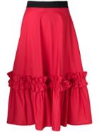 Vivetta Terra Midi Skirt - Red