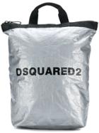 Dsquared2 Metallic Logo Backpack - Grey
