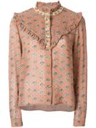 Essentiel Antwerp Floral Print Shirt - Brown