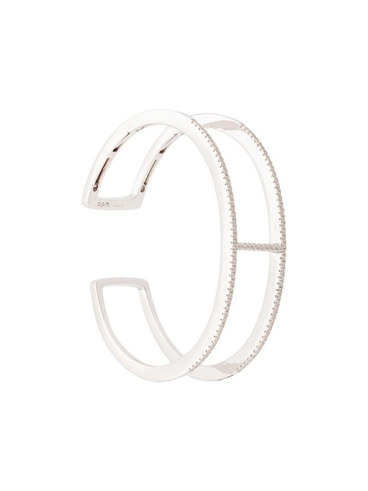 Apm Crystal Embellished Bracelet - Metallic
