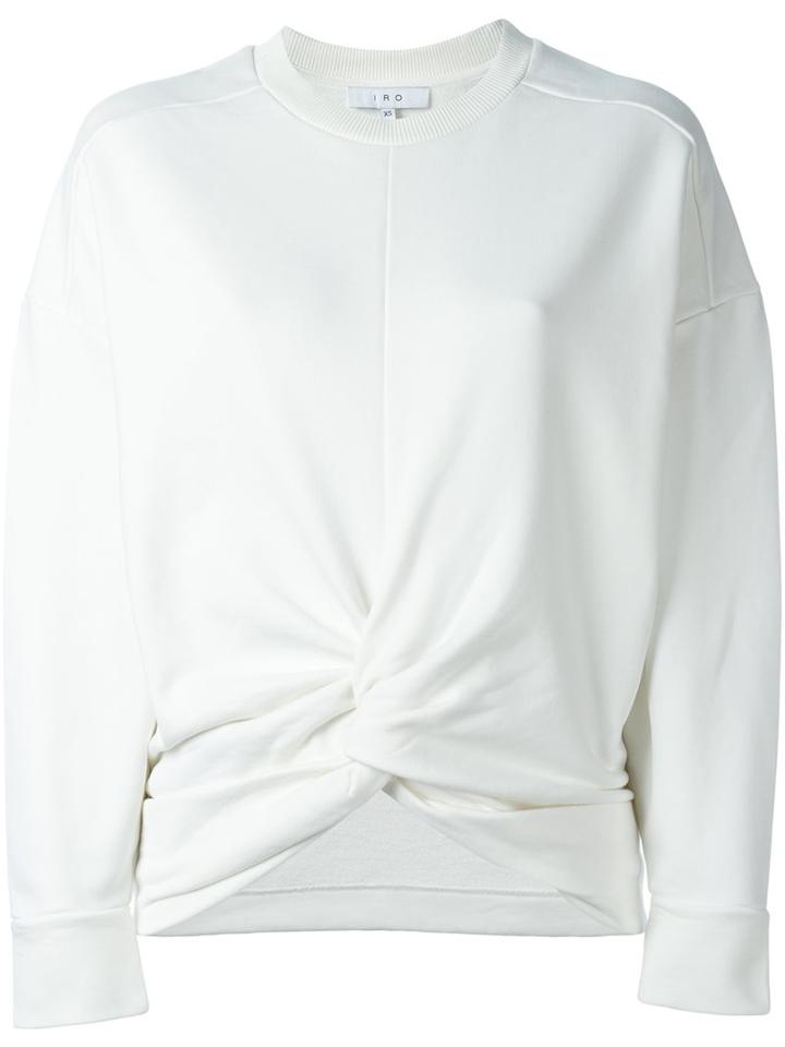 Iro Front Knot Sweatshirt