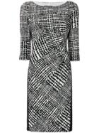 Ralph Lauren Printed Fitted Dress - Black