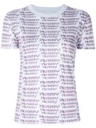 Mademe Pussy Printed T-shirt - Blue