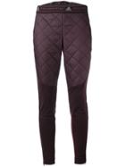 Adidas By Stella Mccartney Quilted Leggings - Pink & Purple