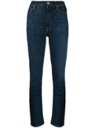 Mother Dazzler High-rise Slim-fit Jeans - Blue