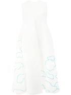 Maison Rabih Kayrouz - Embroidered Clouds Dress - Women - Silk/cotton/viscose - 36, White, Silk/cotton/viscose