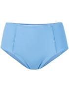 Diane Von Furstenberg - High Waisted Bikini Bottoms - Women - Polyamide/spandex/elastane - Xs, Blue, Polyamide/spandex/elastane