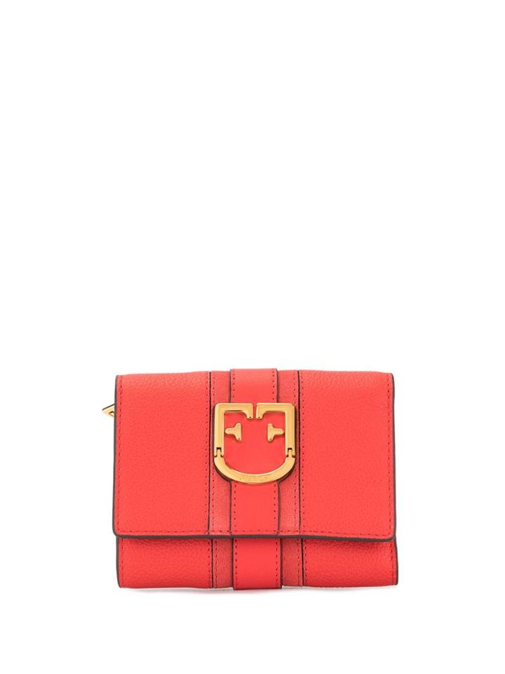 Furla Gioia Tri-fold Wallet - Red