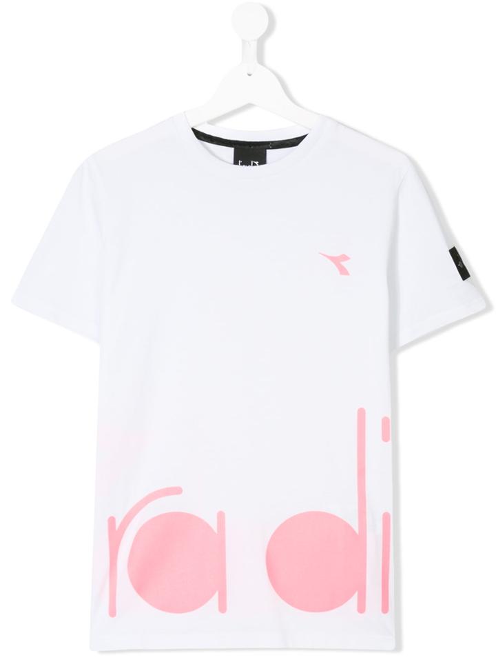 Diadora Junior Branded T-shirt - White