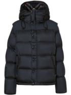 Burberry Detachable Sleeve Hooded Puffer Jacket - Blue