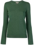 N.peal Round Neck Knitted Sweater - Green