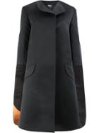 Yang Li Smoking Hand Print Cape - Black