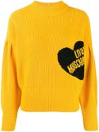 Love Moschino Branded Jumper - Yellow