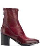 Alberto Fasciani Ursula Heeled Ankle Boots - Red
