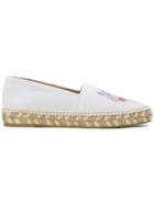 Kenzo Rainbow Tiger Espadrilles - White
