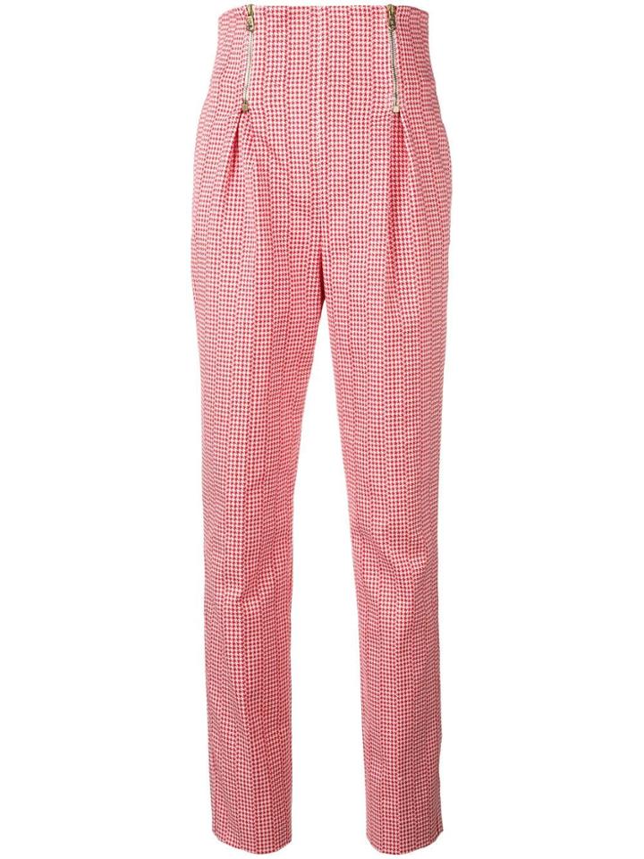 Versace Zipped Tapered Trousers