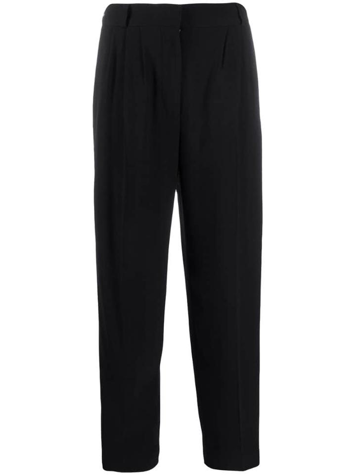 Alexander Mcqueen High-waisted Trousers - Black