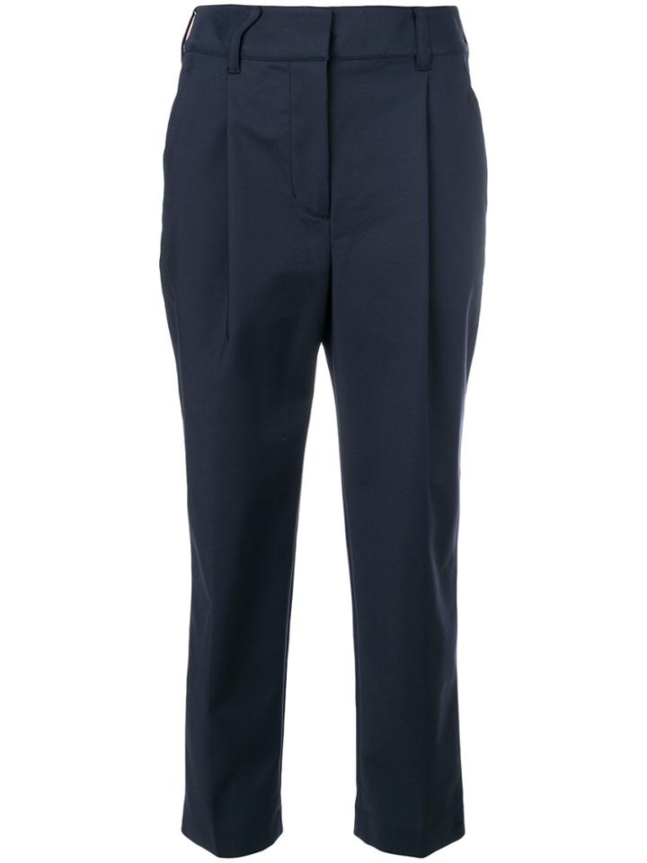 3.1 Phillip Lim Cropped Tailored Trousers - Blue
