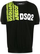 Dsquared2 Logo Knitted T-shirt - Black