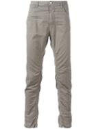 Poème Bohémien Tapered Trousers, Size: 50, Grey, Cotton/spandex/elastane