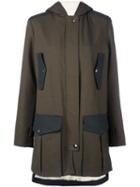 Giamba Flap Pockets Hooded Coat