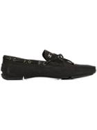 Just Cavalli Classic Boat Shoes, Men's, Size: 41, Black, Calf Leather/leather/rubber
