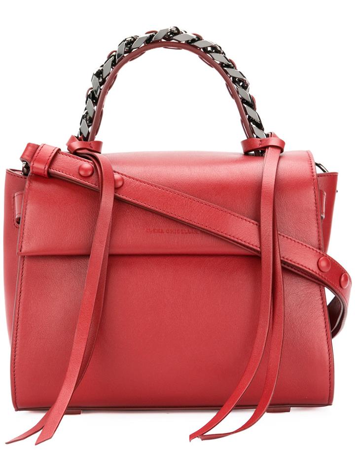 Elena Ghisellini Small Angel Tote - Red