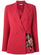 Martha Medeiros Embroidered Blazer