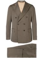 Gabriele Pasini Double Breasted Suit - Brown
