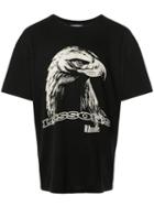 Rhude Rhude X Lessons Eagle Print T-shirt - Black