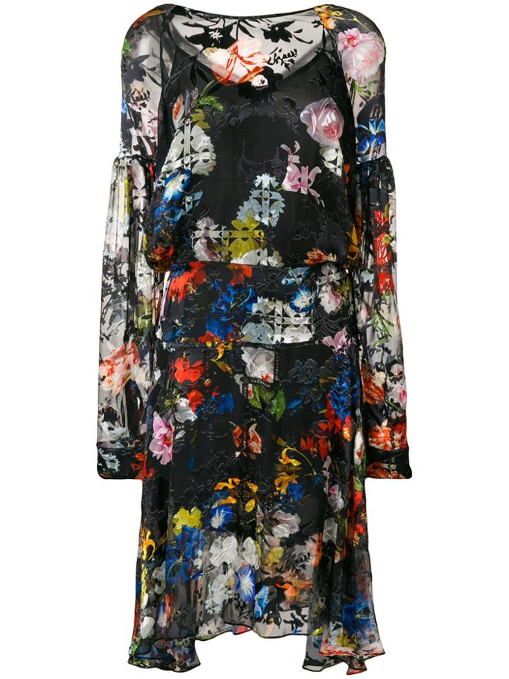 Preen By Thornton Bregazzi Floral Amias Dress - Black