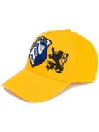 Dsquared2 Patch Embroidered Baseball Cap, Men's, Yellow/orange, Cotton
