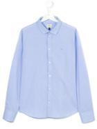 Armani Junior - Long Sleeve Shirt - Kids - Cotton - 14 Yrs, Blue