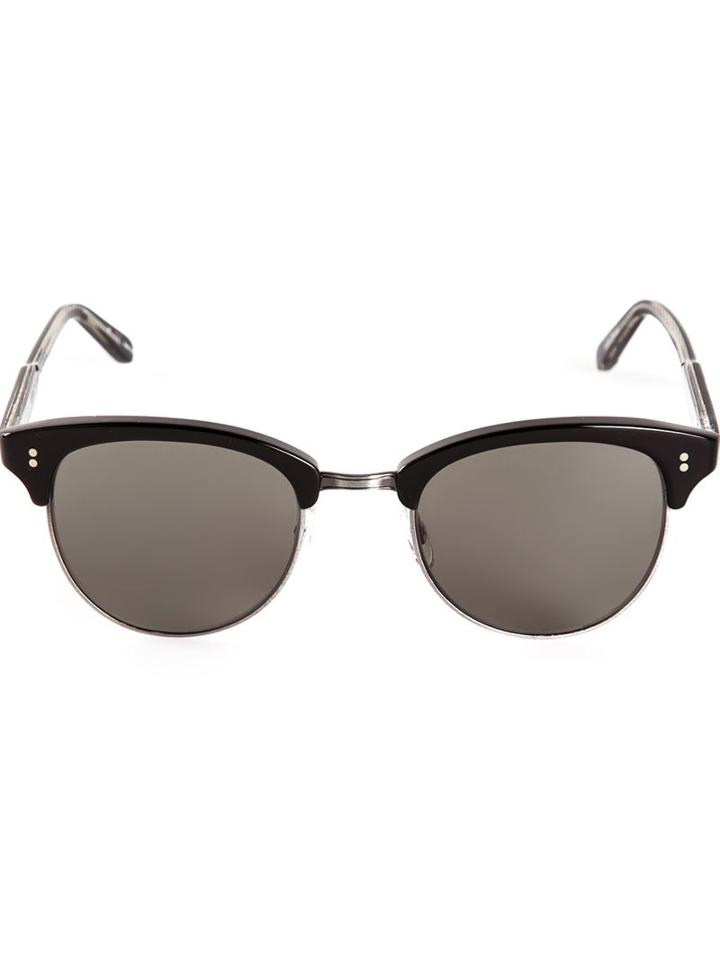 Garrett Leight Washington Sunglasses, Men's, Black, Acetate