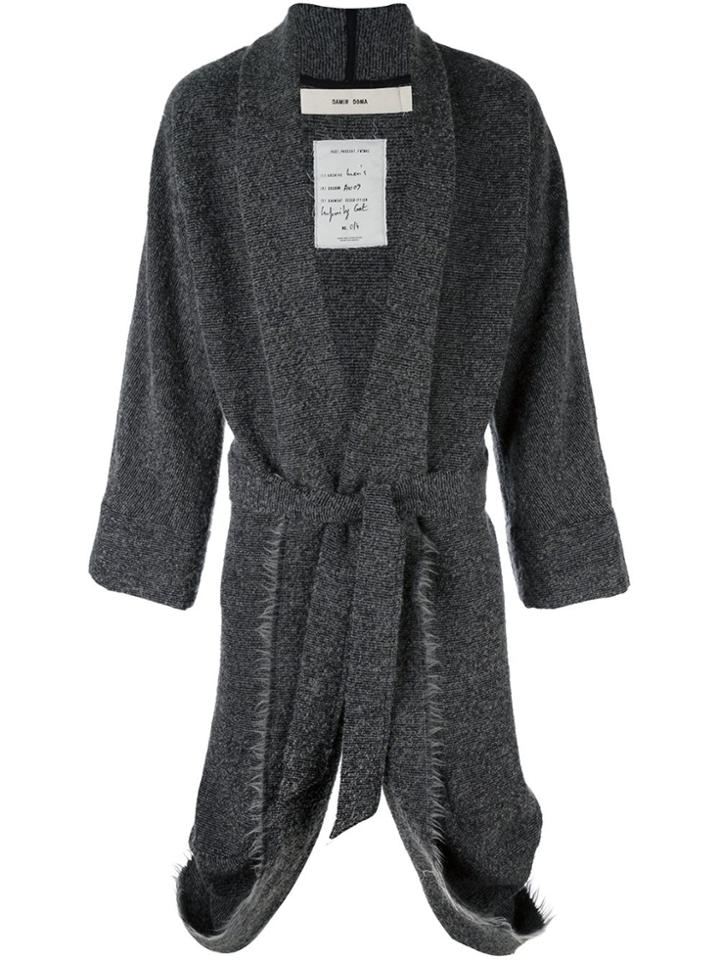 Damir Doma 'ciro' Wrap Coat - Grey