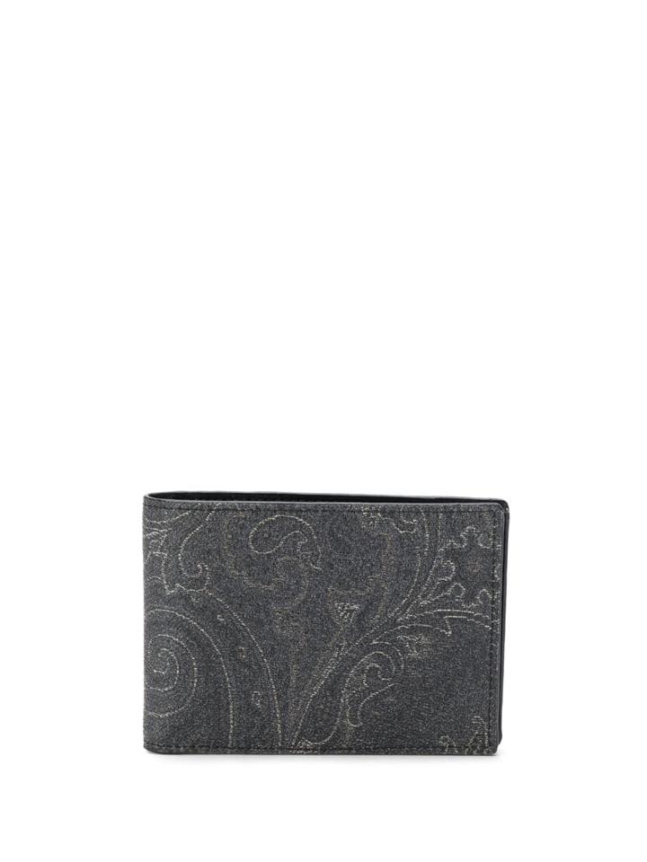 Etro Jacquard Cardholder - Black