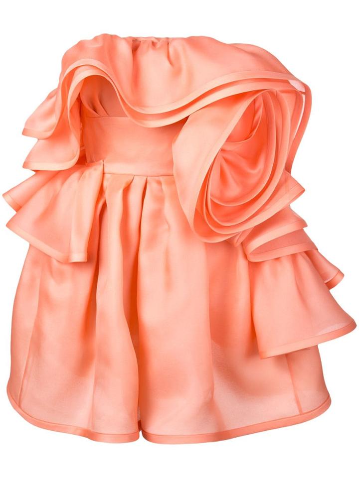 Marc Jacobs Ruffled Rose Dress - Pink