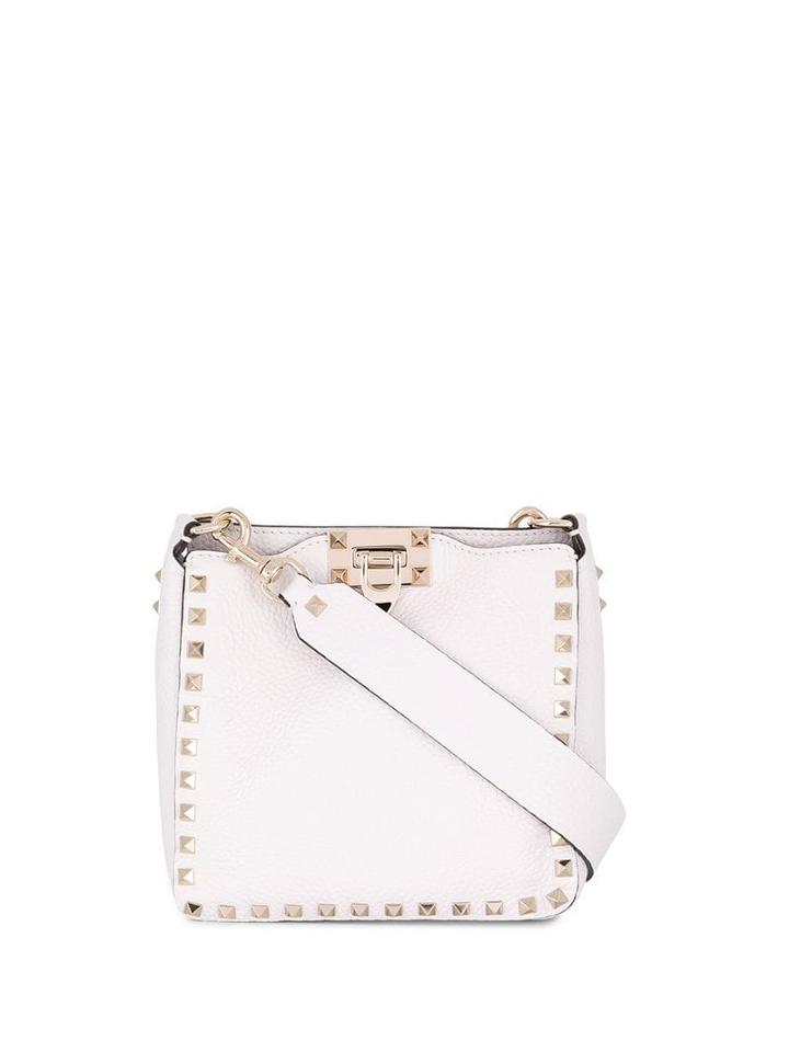 Valentino Valentino Garavani Rockstud Hobo Bag - White