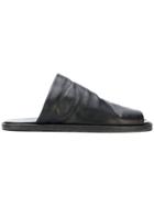 Gentry Portofino Flat Mules - Black