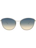 Oliver Peoples Rayette Gradient Sunglasses - Silver