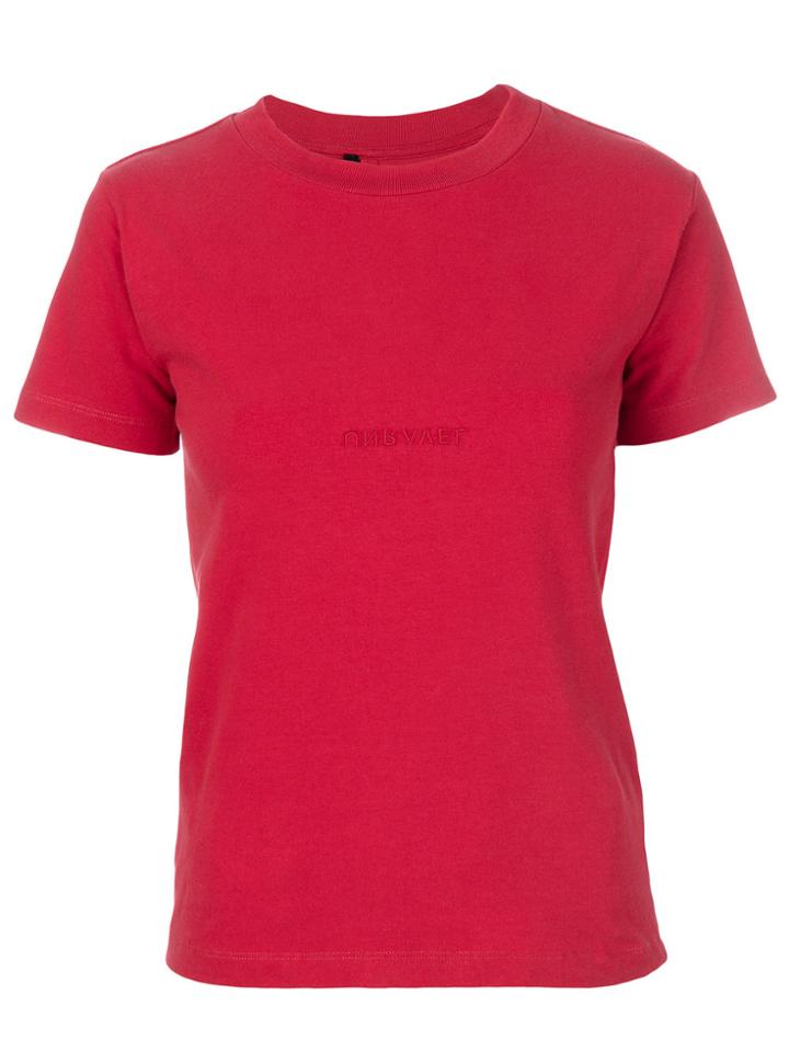 Unravel Project Embroidered Detail T-shirt