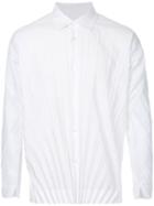 Homme Plissé Issey Miyake - Pleated Shirt - Men - Polyester - 3, White, Polyester
