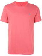 Polo Ralph Lauren Logo Embroidered T-shirt, Men's, Size: Medium, Red, Cotton