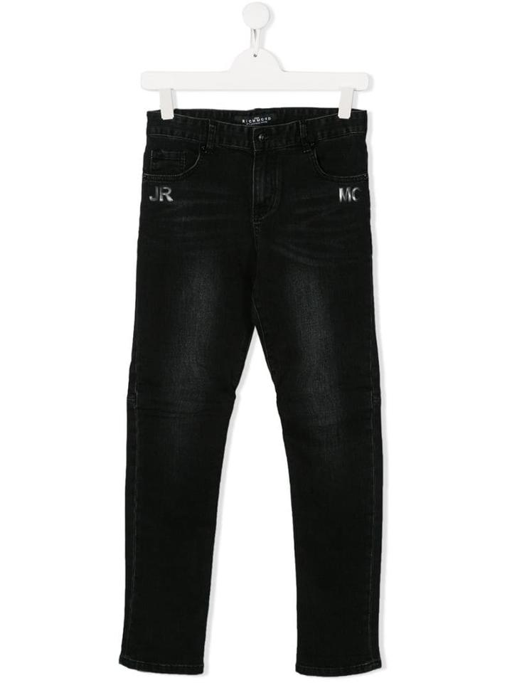 John Richmond Junior Teen Slim-fit Jeans - Black