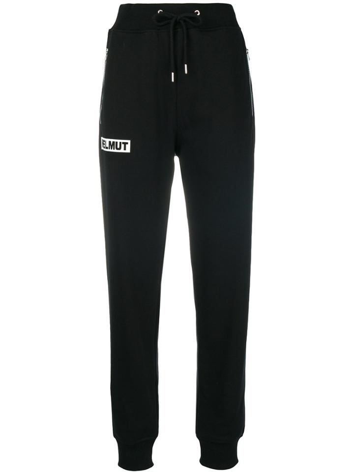 Helmut Lang Box Logo Track Pants - Black