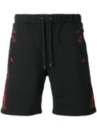 Marcelo Burlon County Of Milan Lamborghini Shorts, Men's, Size: Xl, Black, Cotton